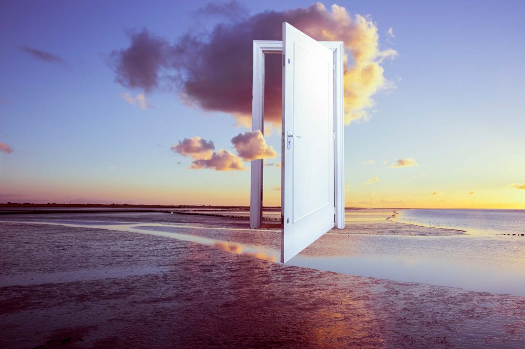 When one door of happiness closes, another opens